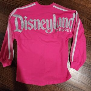 Disneyland Resort Spirit Jersey Pink Glitter Logo - Size XS (Fits Oversized)